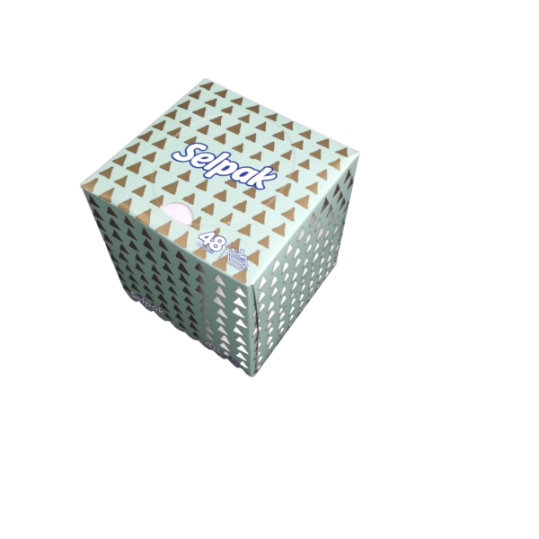 Papier Mouchoir SELPAK 2 plis 96F (Boite cubique en carton)