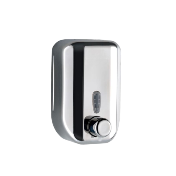 Distributeur Savon Liquide en Inox avec bouton poussoir 820ml
