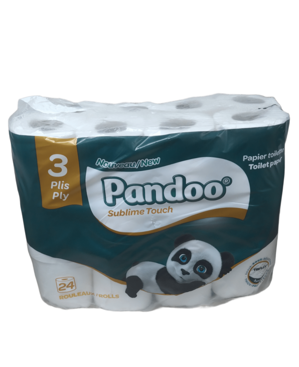 Papier Hygiénique PANDOO 3plis 24 Rouleaux