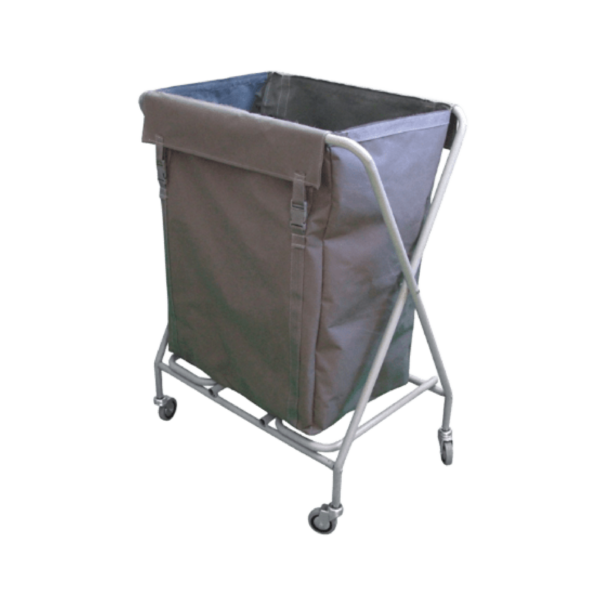Chariot de linge croisé avec sac