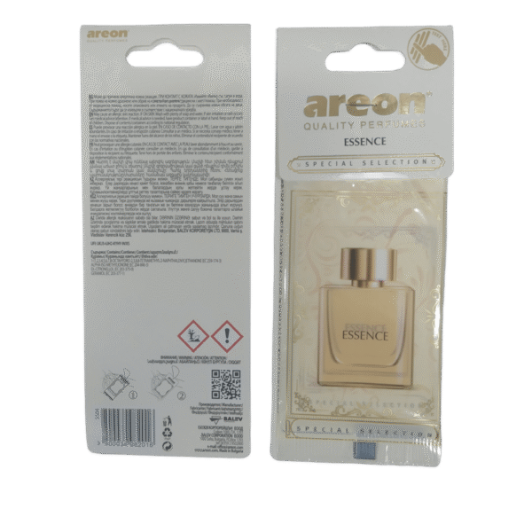 Diffuseur de parfum suspendu AREON, Désodorisant pour voiture  SPECIAL SELECTION "ESSENCE"
