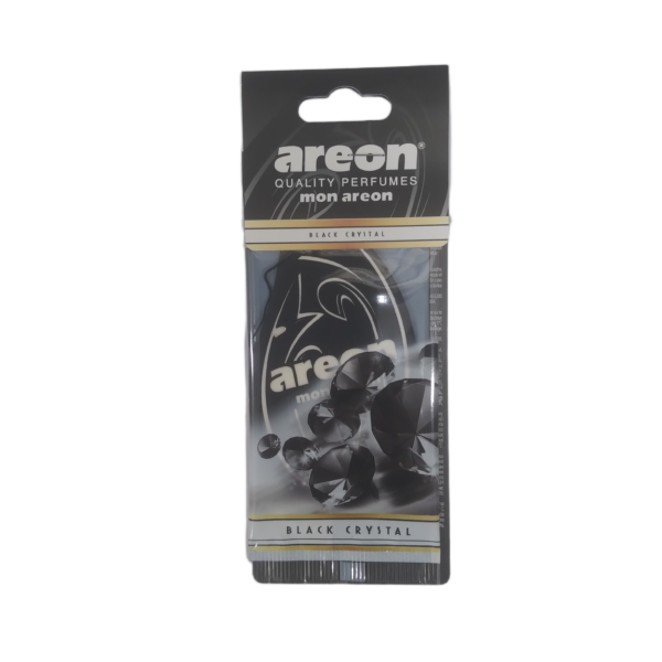 Diffuseur de parfum suspendu AREON, Désodorisant pour voiture MON AREON "BLACK CRYSTAL"