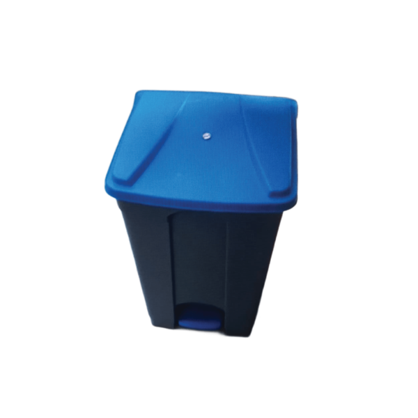 Poubelle à pédale professionnelle en plastique 50L