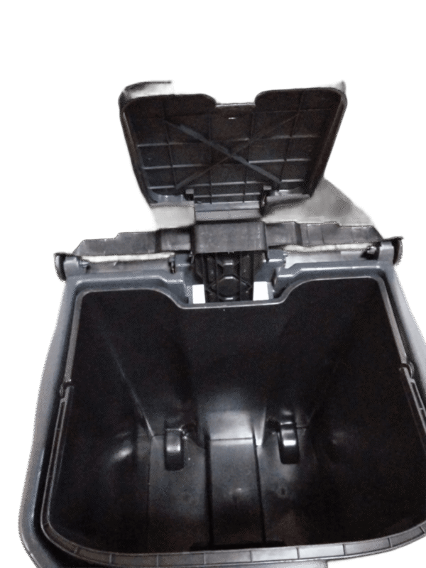 Poubelle à pédale professionnelle mobile en plastique 50L