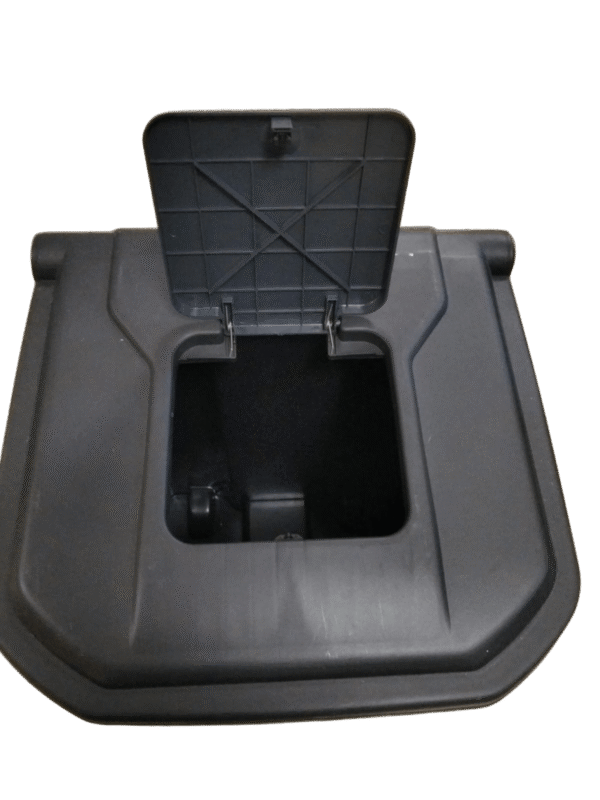 Poubelle à pédale professionnelle mobile en plastique 50L